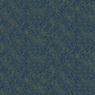 Champagne Dots Wallpaper - Gold/Navy