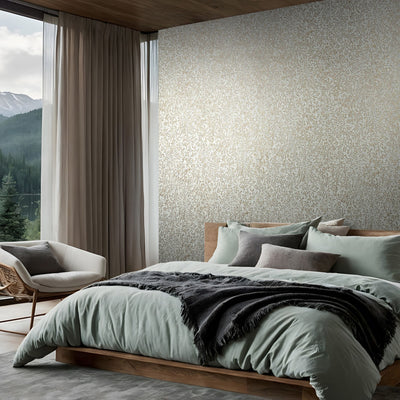 Ritual Bloom - Dusty Blue Wallpaper