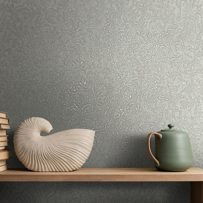 Ritual Bloom - Pearl Wallpaper