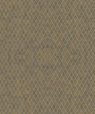 Latticework - Smoky Bronze Wallpaper