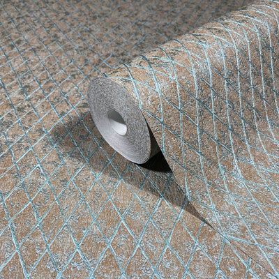 Latticework - Rustic Sage Wallpaper