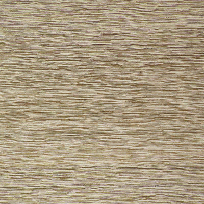 Tan and Brown Striped Linen Wallcovering