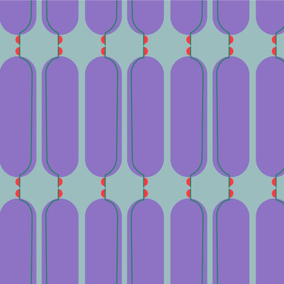 Grapevine Wallpaper - Blue