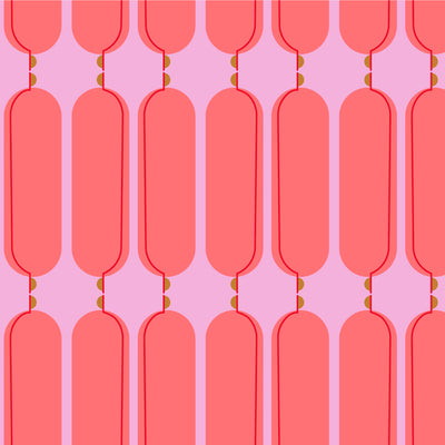 Grapevine Wallpaper - Pink
