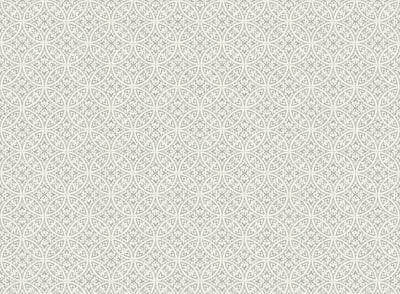 Lacey Circle Geo Wallpaper - Gray