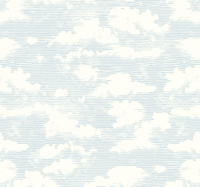 Cloud Cover Wallpaper - Blue