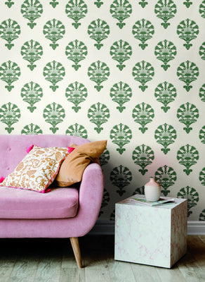 Luxor Wallpaper - Green