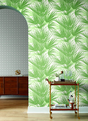 Palmetto Wallpaper - Green