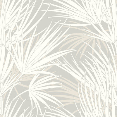Palmetto Wallpaper - Gray