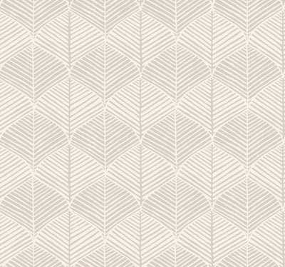 Palm Thatch Wallpaper - Gray