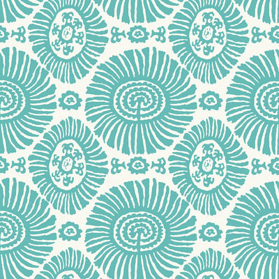 Solis Wallpaper - Turquoise