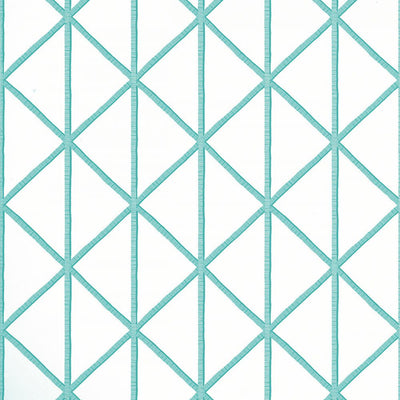 Box Kite Wallpaper - Turquoise