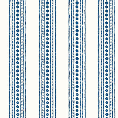 New Haven Stripe Wallpaper - Navy