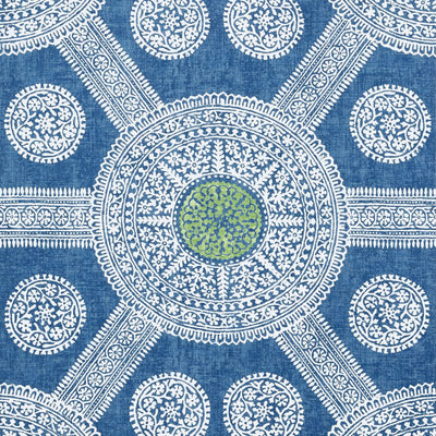 Stonington Wallpaper - Blue and Green