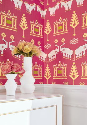 Kingdom Parade Wallpaper - Pink