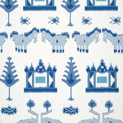 Kingdom Parade Wallpaper - Blue and White