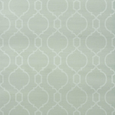 Cortney Wallpaper - White on Sea Mist