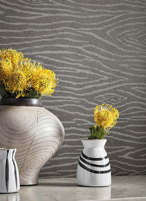 Haywood Wallpaper - Charcoal