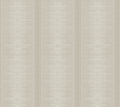 Silk Weave Stripe Wallpaper - Light Brown