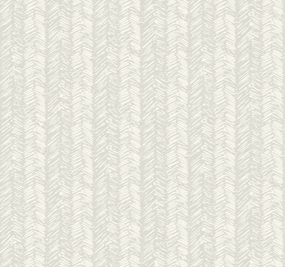 Fractured Herrigbone Wallpaper - Light Gray