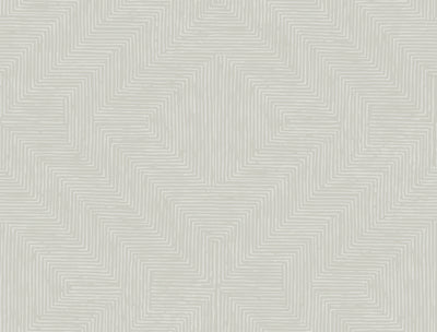 Diamond Channel Wallpaper - Light Gray