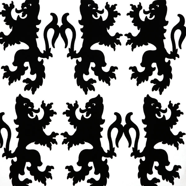 Griffons Flocked Wallpaper | Astek Home