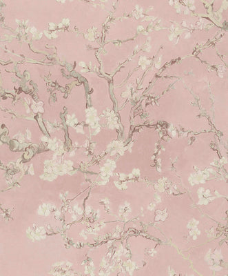 Almond Blossoms - Pink Wallpaper