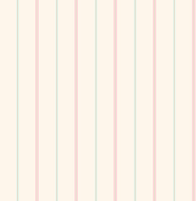 Little Tailor Pinstripe Beige Stripe Wallpaper