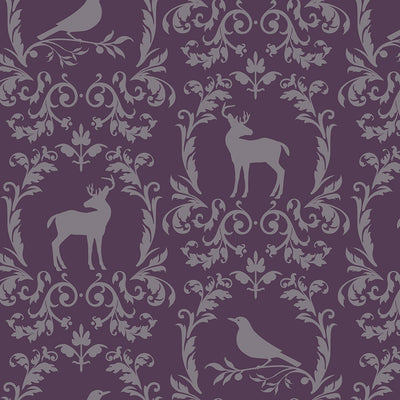 Fauna - Plum Wallpaper