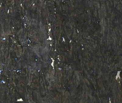 Deep Cobalt Cork Wallpaper