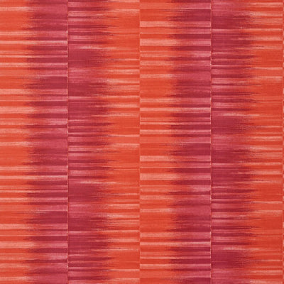Mekong Stripe - Pink and Coral Wallpaper
