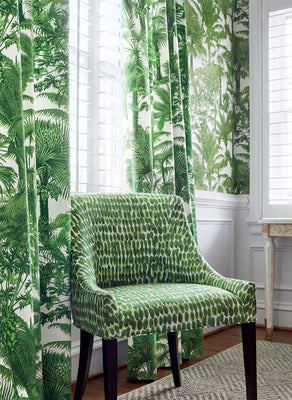 Palm Botanical - Emerald Green