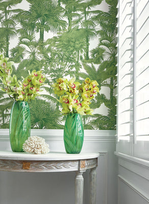 Palm Botanical - Emerald Green