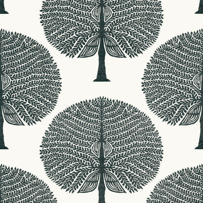 Mulberry Tree - Black and White Wallpaper