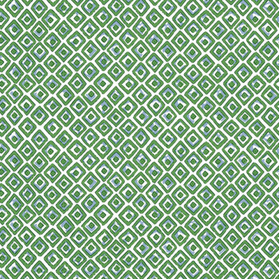 Indian Diamond - Green Wallpaper