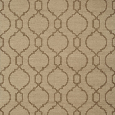 Cortney - Brown on Linen Wallpaper