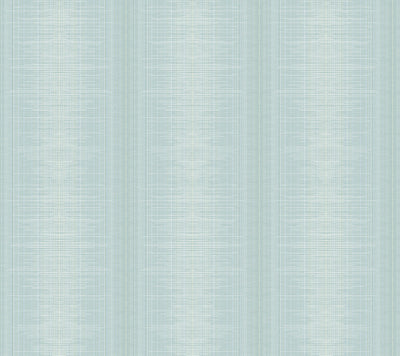 Silk Weave Stripe Wallpaper - Turquiose Wallpaper